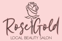 Rose gold local beauty salon